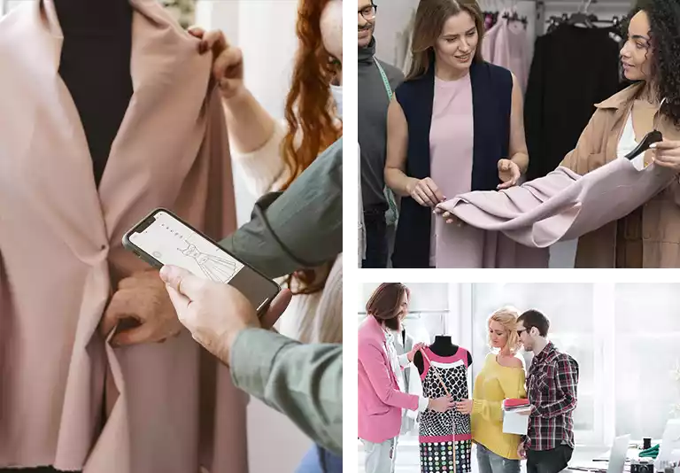 Ethical Fashion Sourcing, Find quality textile manufacturers, Sourcing team discussion